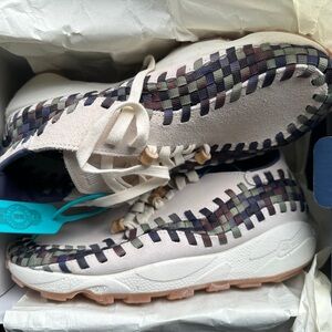 Nike  Air Footscape Woven Sneakers with Multicolor Accents